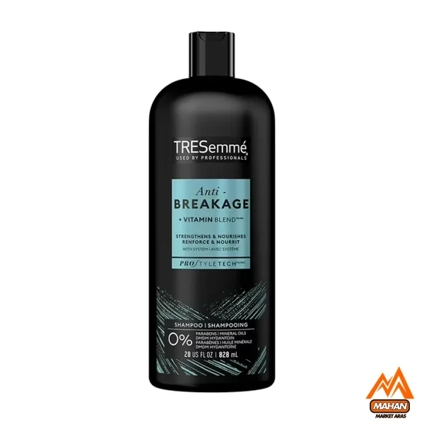شامپو ضدموخوره و شکستگی مو ترزمه TRESEMME حجم 828 میل TRESemme Anti Breakage Shampoo 828ml