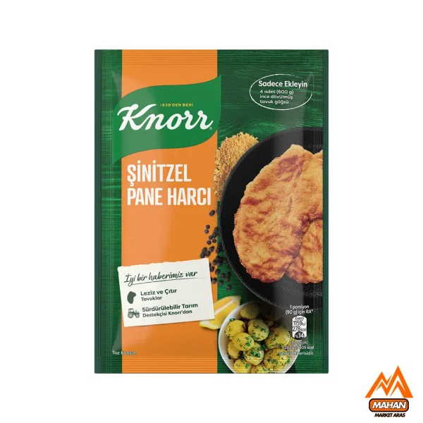 چاشنی پودر سوخاری شنیسل مرغ کنور Knorr حجم 90 گرم مدل Knorr Pane Harcı 90gr