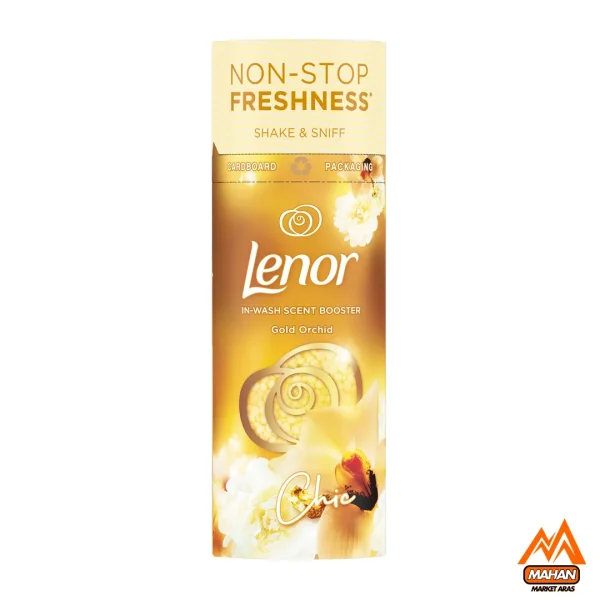 خوشبو کننده لباس لنور Lenor با رایحه ارکیده طلایی حجم 176 گرم Lenor Gold Orchid In-Wash Scent Boosters 176gr