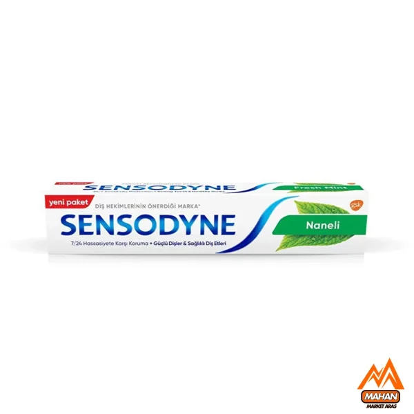 خمیر دندان نعنایی سنسوداین حجم 100 میل Sensodyne Fresh Mint Sensitive Toothpaste 100ml