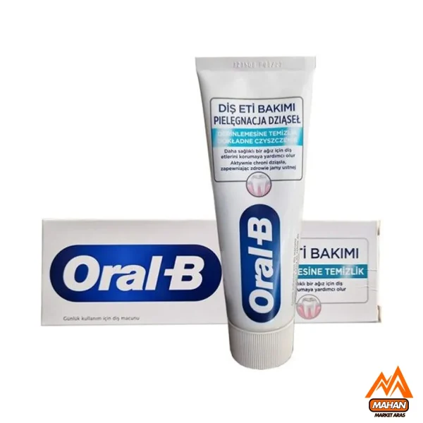 خمیر دندان محافظ لثه اورال بی Oral-B مدل Diş Eti Bakımı حجم 65 میل Oral-B Diş Eti Bakımı Derinlemesine Temizlik 65ml