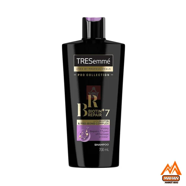 شامپو ترمیم کننده ترزمه TRESEMME مدل 7 Repair And Protect حاوی بیوتین حجم 700 میل Tresemme Repair & Protect Repairing Shampoo 700ml