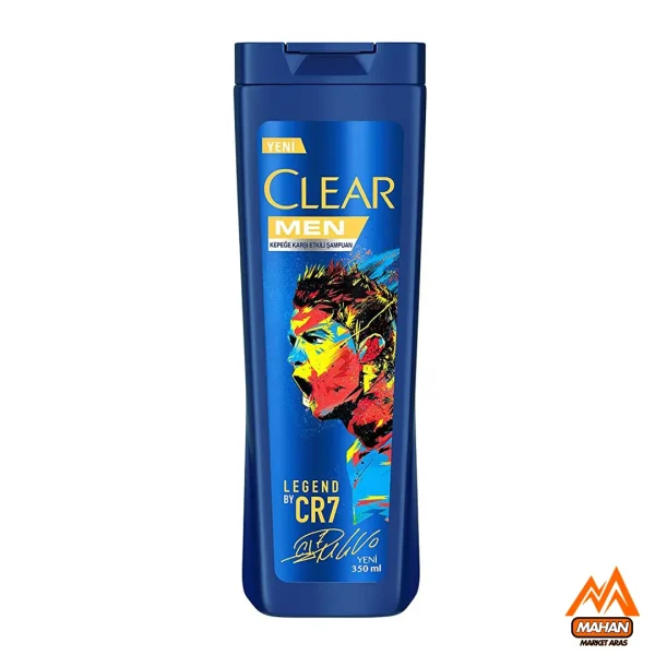 شامپو ضد شوره مردانه کلییر CLEAR مدل رونالدو Legend By CR7 حجم 350 میل clear men shampoo legend by cristiano ronaldo cr7