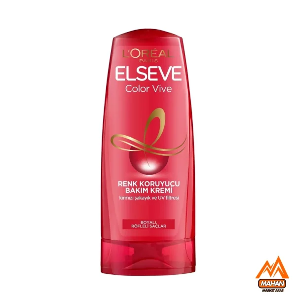 نرم کننده مو لورال LOREAL مدل Color Vive مخصوص موهای رنگ شده حجم 360 میل Loreal Hair Conditioner Color Vive For Colored Hair 360ml