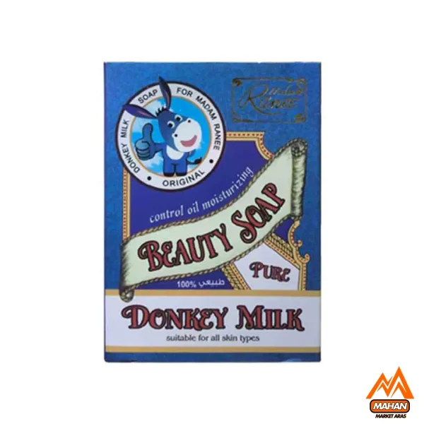 صابون آبرسان و سفید کننده پوست Madam Ranee مدل Donkey Milk وزن 100 گرم Madam Ranee Moisturising And Whitening Donkey Milk Soap 100gr