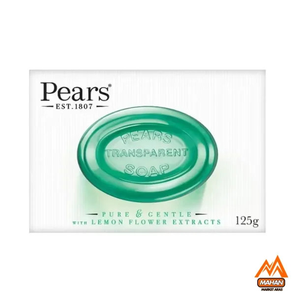 صابون گلیسیرینه شفاف پیرز Pears مدل Lemon Flower وزن 125 گرم Pears Oil Clear Soap with Lemon Flower Extract 125gr