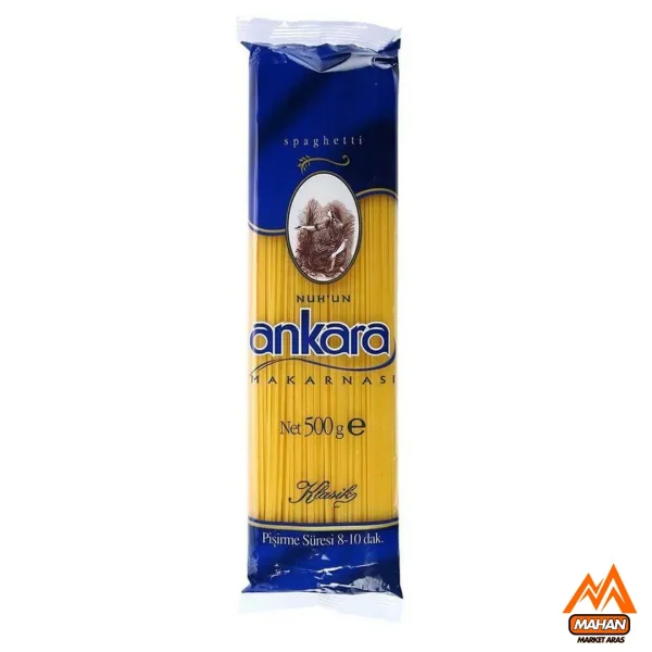 ماکارونی اسپاگتی آنکارا ANKARA وزن 500 گرم Nuh'un Ankara Makarnası Spagetti 500gr