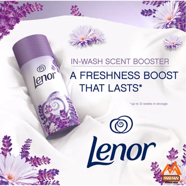 خوشبو کننده لباس لنور Lenor با رایحه اسطوخودوس و بابونه حجم 176 گرم Lenor Lavender & Camomile In Wash Scent Boosters 176gr - Image 3
