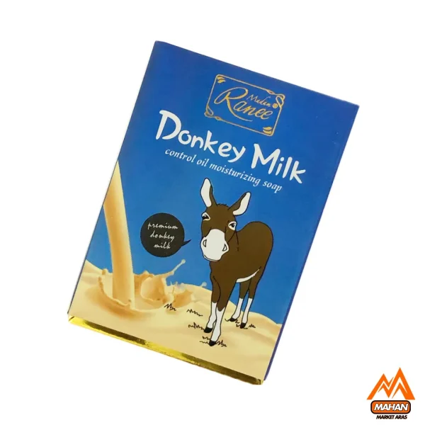 صابون آبرسان و کنترل کننده چربی پوست مادام رانی Madam Ranee مدل Donkey Milk وزن 100 گرم Madam Ranee Moisturising And Control Oil Donkey Milk Soap 100gr - Image 2