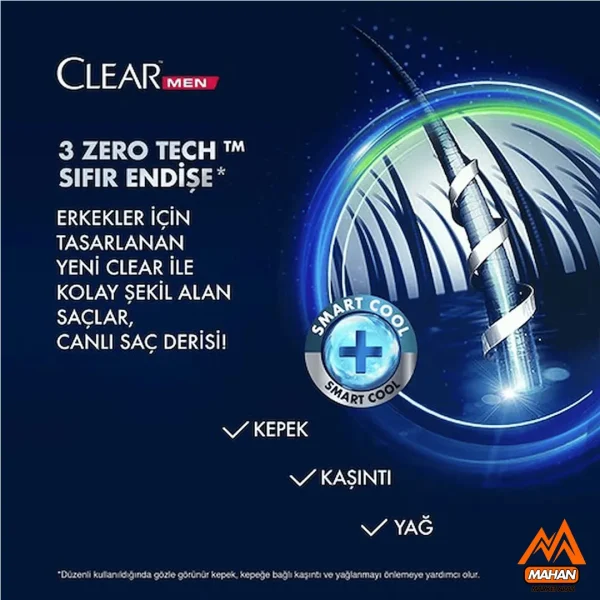شامپو ضد شوره 2 در 1 مردانه کلییر CLEAR مدل Hizli Stil حجم 350 میل clear men sampuan hizli stil 2si 1 arada - Image 2