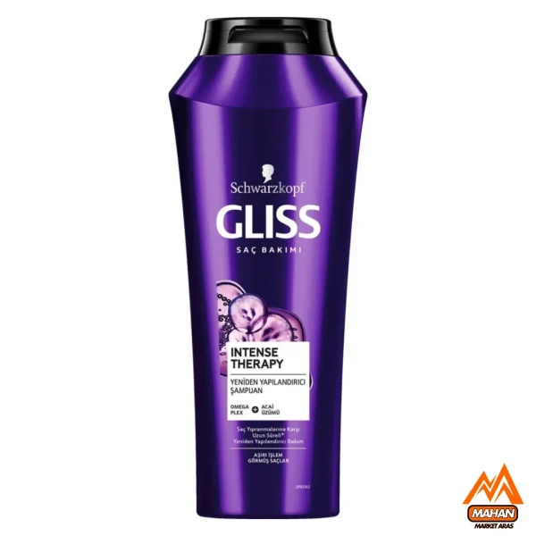 شامپو تقویت کننده مو گلیس Gliss مدل INTENSE THERAPY حجم 500 میل Gliss Intense Therapy Hair Care Shampoo 500ml