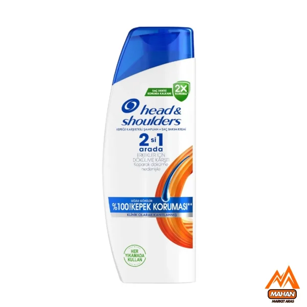 شامپو 2در1 ضد شوره و ضد ریزش هد اند شولدرز Head & Shoulders حجم 330 میل Head & Shoulders Erkeklere Özel 2si 1 Arada Saç Dökülmesine Karşı Kepek Şampuanı 330ml