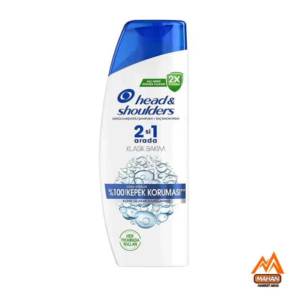 شامپو 2در1 ضد شوره کلاسیک هد اند شولدرز Head & Shoulders حجم 330 میل Head & Shoulders Classic Clean 2in1 330ml