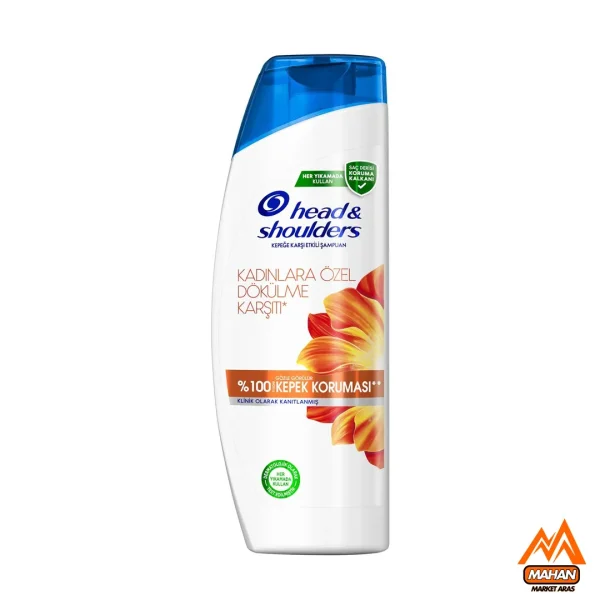 شامپو ضد شوره و ضد ریزش هد اند شولدرز Head & Shoulders حجم 350 میل Head & Shoulders Kadınlara Özel Dökülme Karşıtı Şampua 350ml