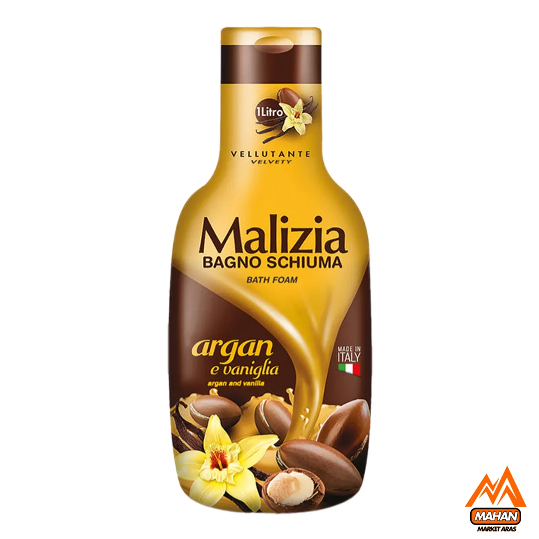 شامپو بدن آرگان یک لیتری مالزیا MALIZIA SHOWER GEL ARGAN