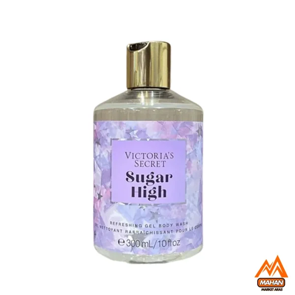 شامپو بدن ویکتوریا سکرت VICTORIA'S SECRET مدل SUGAR HIGH Gel حجم 300 میل Victoria's Secret Body Wash SUGAR HIGH Gel 300ml