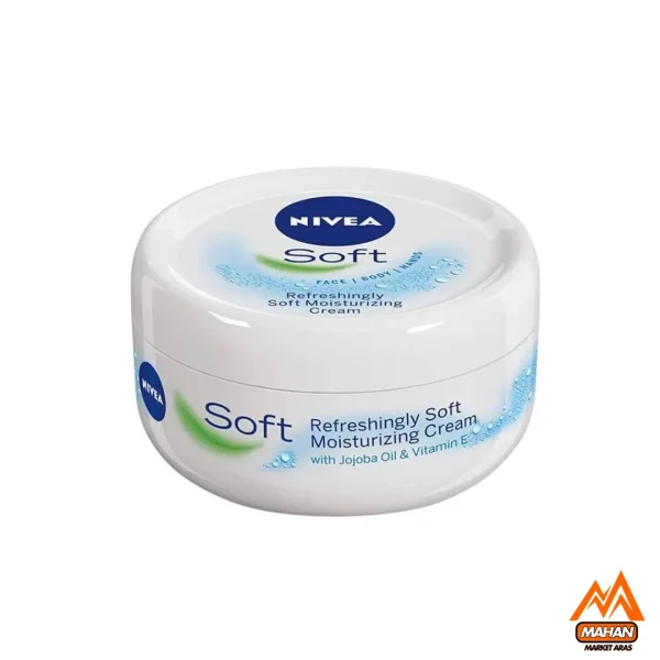 کرم نرم کننده و مرطوب کننده بدن و صورت سافت نیوا nivea حجم 200 میل