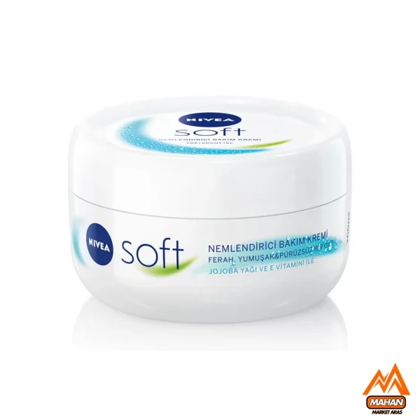 کرم نرم کننده و مرطوب کننده بدن و صورت سافت نیوا nivea حجم 100 میل