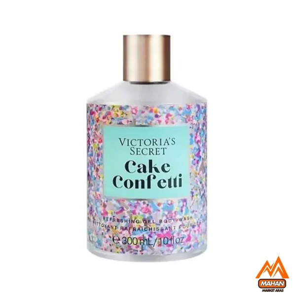 شامپو بدن ویکتوریا سکرت VICTORIA'S SECRET مدل Cake Confetti حجم 300 میل Victoria's Secret Body Wash Cake Confetti 300ml