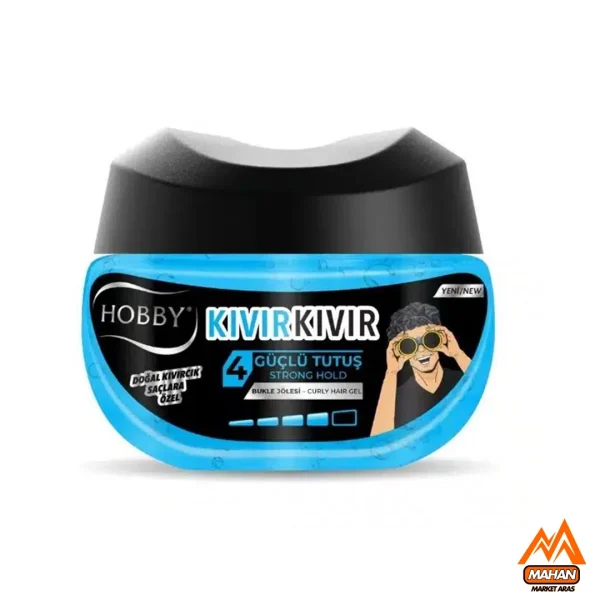 ژل موی فر مردانه هوبی Hobby شماره 4 حجم 250 میل