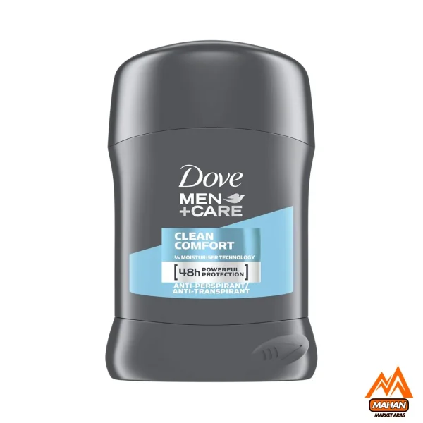 استیک دئودورانت مردانه داو Dove مدل Clean Comfort حجم ۵۰ میل