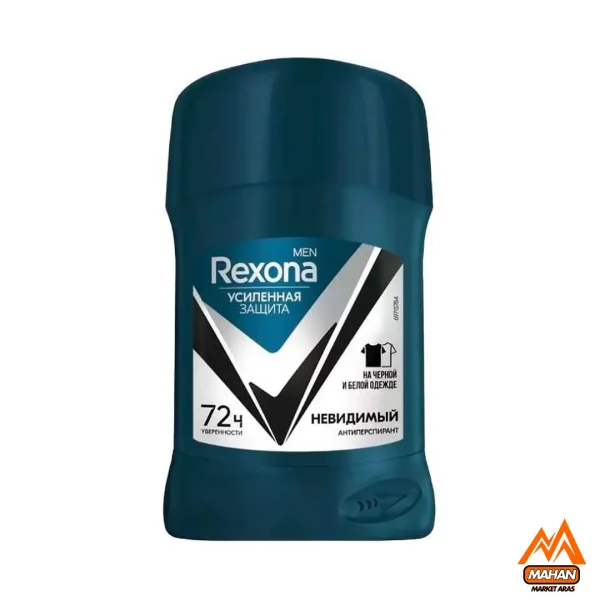 استیک ضدتعریق 72 ساعته مردانه رکسونا Rexona مدل Enhanced Protection Invisible حجم 50 میل