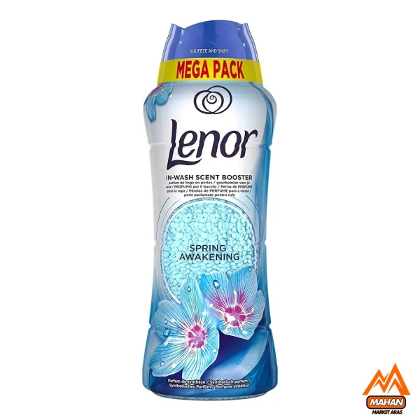 خوشبو کننده لباس لنور Lenor با رایحه گلهای بهاری حجم 570 گرم