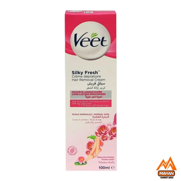کرم موبر ویت Veet مناسب پوست نرمال حجم 100 گرم تاریخ انقضاء 2025/09/25