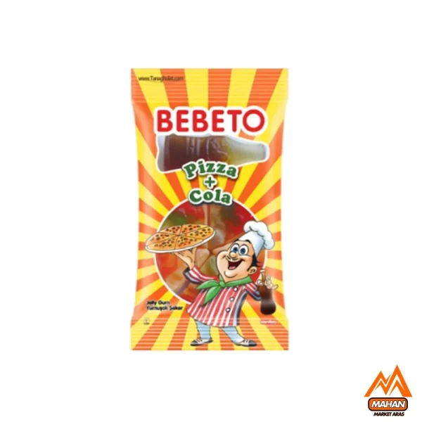 پاستیل فست فود طرح پیتزا ببتو BEBETO حجم 23 گرم bebeto fast food