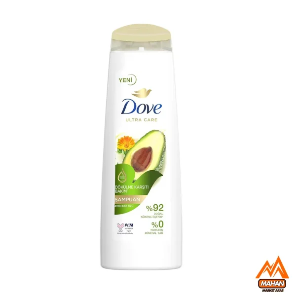 شامپو ضد ریزش مو داو DOVE حاوی عصاره آووکادو حجم 400 میل Dove Avokado Anti-Hairfall Şampuan 400 ml