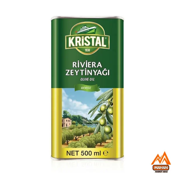روغن زیتون کریستال Kristal حجم نیم لیتری  kristal olive oiL 500ML