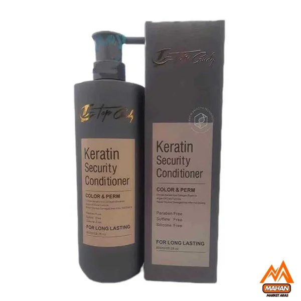 نرم کننده مو محافظ کراتینه تاپ کندی TOP CANDY حجم 800 میل  Keratin security conditioner TOP CANDY 800 ML