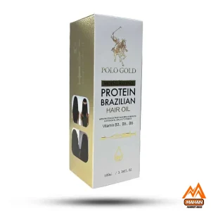 شامپو پروتئین برزیلی پولو گلد POLO GOLD بدون سولفات حجم 800 میل polo gold brazilian protein shampoo sulfat free 800 ml