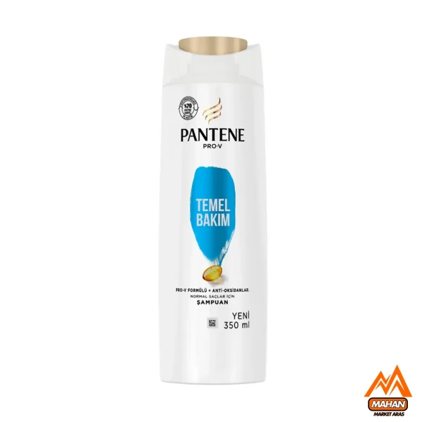 شامپو پنتن PANTENE مدل Temel Bakim مناسب موهای معمولی حجم 350 میل pantene Temel Bakim shampoo 350 ml