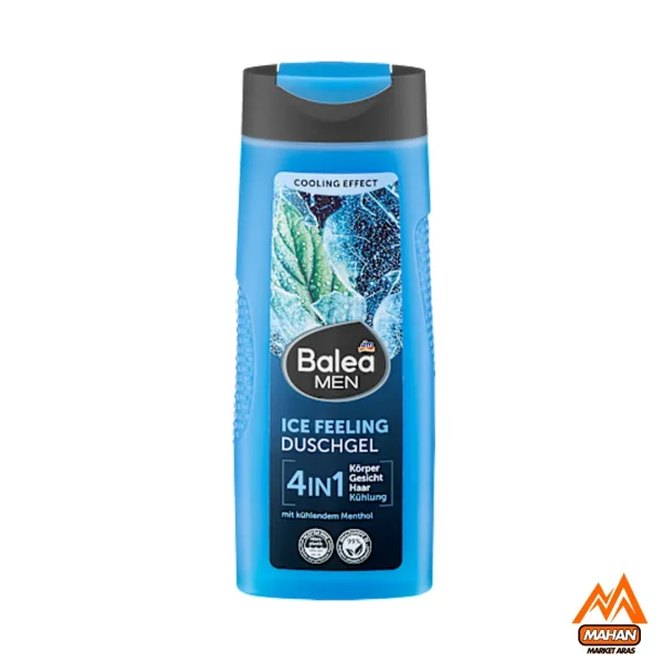شامپو 4در1 سر و بدن باله آ Balea مدل Ice Feeling حجم 300 میل Balea Men Ice Feeling 4in1 Shower Gel 300ml