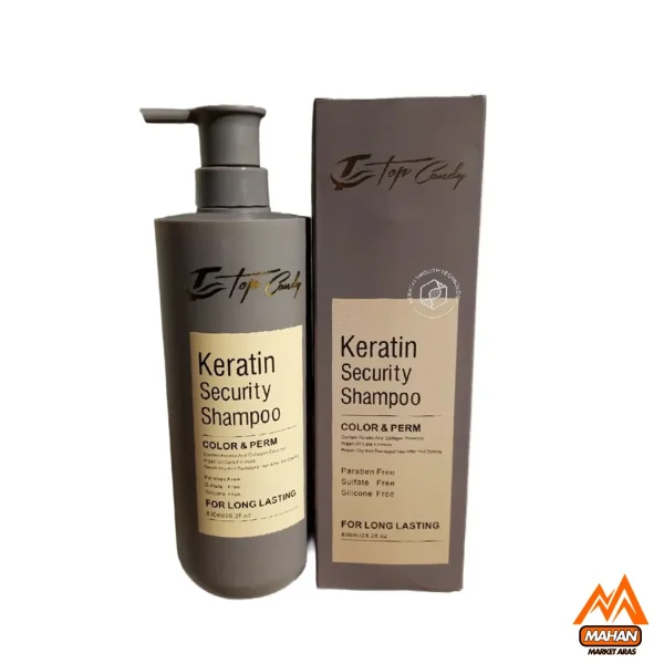 شامپو محافظ کراتینه تاپ کندی TOP CANDY حجم 800 میل  Top Candy Keratin shampoo 800 ml