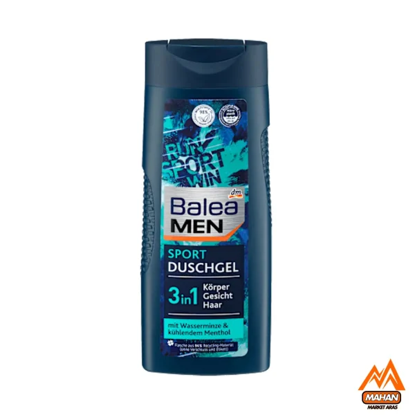 شامپو 3در1 سر و بدن باله آ Balea مدل Sport حجم 300 میل Balea Men Sport 3in1 Shower Gel 300ml