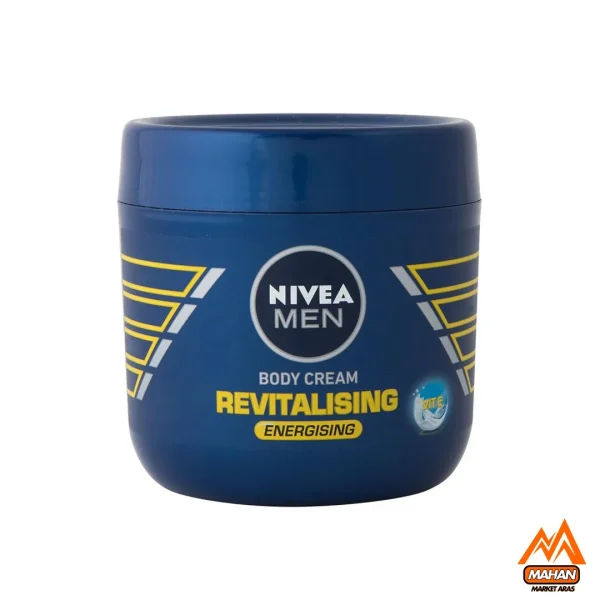 کرم بدن نیوا NIVEA مخصوص آقایان مدل REVITALISING حجم 400 میل NIVEA MEN REVITALISING BODY CREAM 400ml