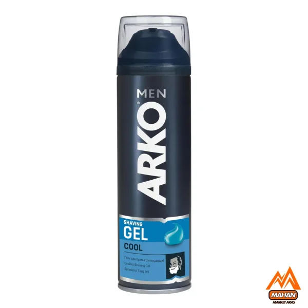 ژل اصلاح آرکو Arko مناسب برای پوست انواع پوست حجم 200 میل مدل Arko Men Shaving Gel Cool 200ml