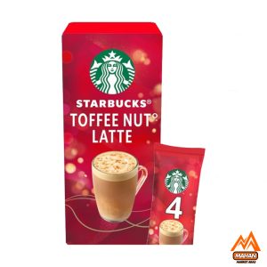 قهوه استارباکس Starbucks با طعم بادام زمینی ساشه ای 4 عددی حجم 92 گرم