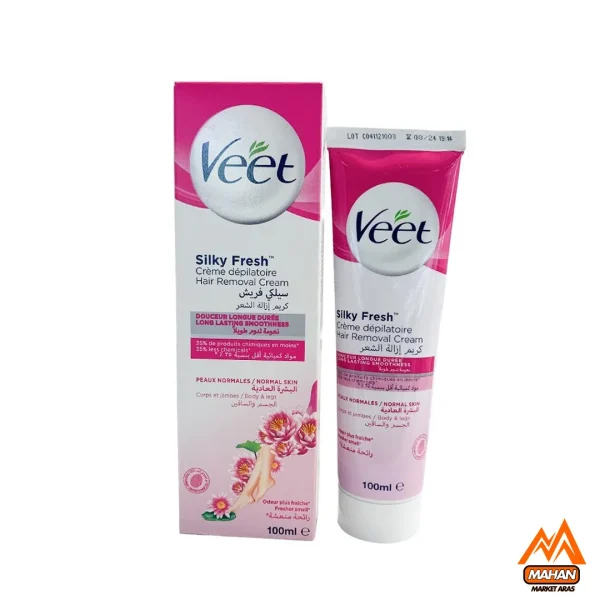 کرم موبر ویت Veet مناسب پوست نرمال حجم 100 گرم تاریخ انقضاء 2025/09/25 - Image 2