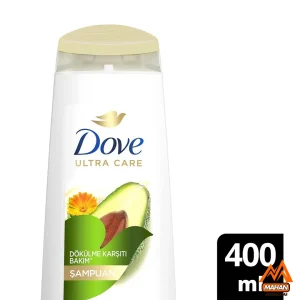 شامپو ضد ریزش مو داو DOVE حاوی عصاره آووکادو حجم 400 میل Dove Avokado Anti-Hairfall Şampuan 400 ml