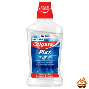 دهانشویه کلگیت Colgate مدل Plax حجم 500 میل Colgate Plax Sensation White Mouthwash 500ml