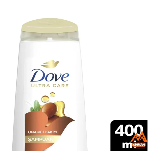 شامپو ترمیم کننده مو داو حاوی روغن آرگان و روغن های ارزشمند حجم 400 میل dove argan oil shampoo 400ml - Image 3
