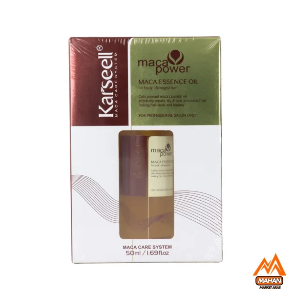 سرم مو آرگان و ماکادمیا کارسل KARSEELL حجم 50 میل karseell maca power argan oil 50ml