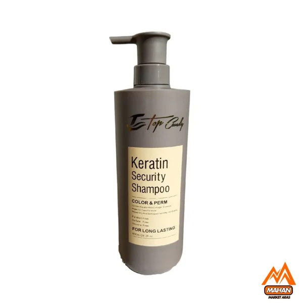 شامپو محافظ کراتینه تاپ کندی TOP CANDY حجم 800 میل  Top Candy Keratin shampoo 800 ml - Image 2