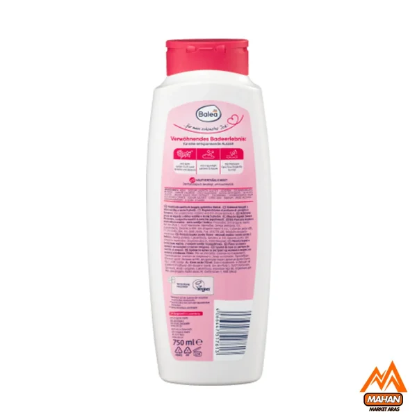 شامپو بدن و کف وان حمام با لحظات شیرین باله آ Balea مدل Schaumbad حجم 750 میل Balea Schaumbad Sweet Moments 750ml - Image 2