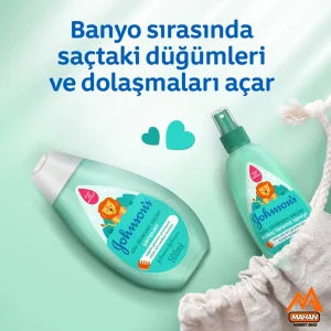 شامپو بچه جانسون Johnsons گره باز کن مو حجم 500 میل Johnsons Baby Şampuan Söz Dinleyen Saçlar 500ml