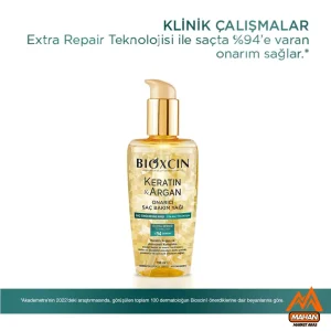 روغن ترمیم کننده و ضد ریزش بیوکسین Bioxcin حاوی کراتین و آرگان حجم 150 میل