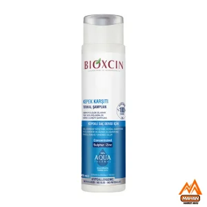 شامپو ضد شوره آکوا ترمال بیوکسین Bioxcin مناسب انواع مو حجم 300 میل